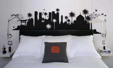 Ambientes descontraídos com decoração de adesivos